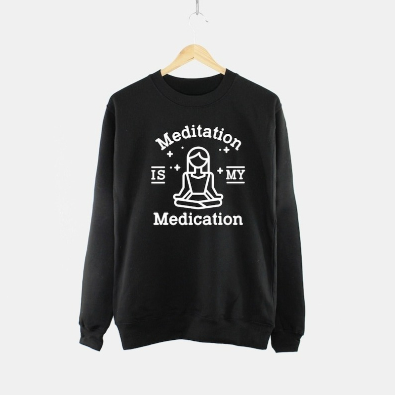 Pilates Yoga Jumper - Толстовка для медитации - Джемпер Mediation
