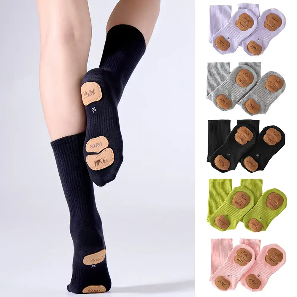 Pilates Yoga Grip Socks - Нескользящие носки для современных танцев, йоги,