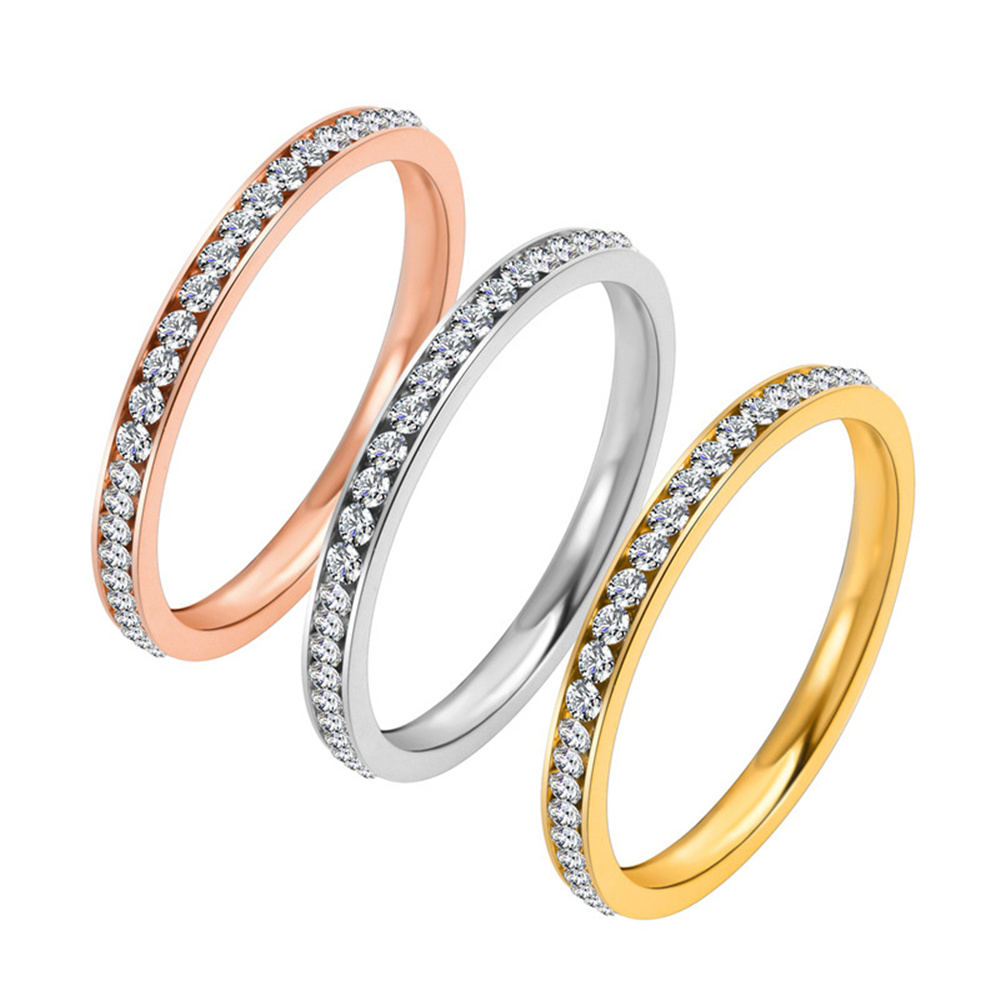 Pilates Ring Magic - 2 мм Iced Out кольцо с
