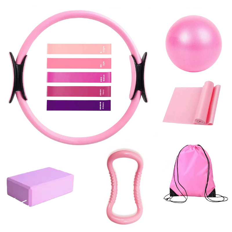 Pilates Ring Magic - Набор для пилатеса из 11 предметов,