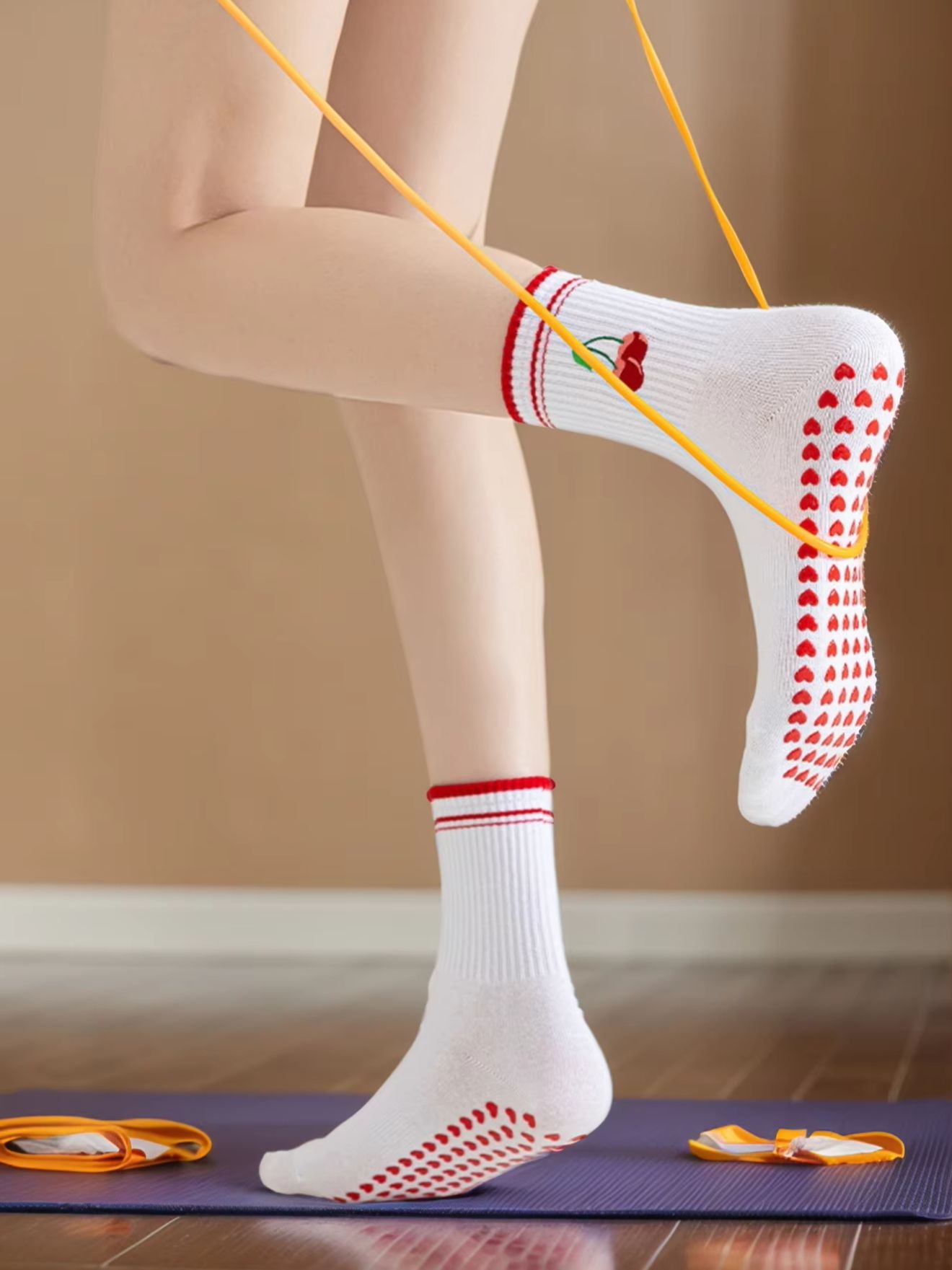 Pilates & Yoga Studio Alineacion - 1 пара профессиональных носков для йоги,
