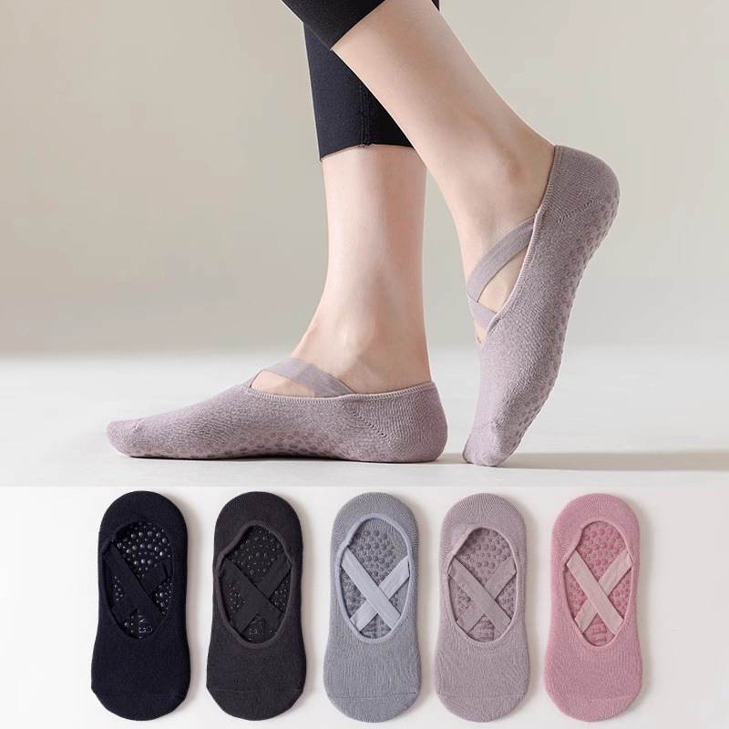 Женские 5 пар однотонных носко – обзор и цена Pilates Ankle Strap