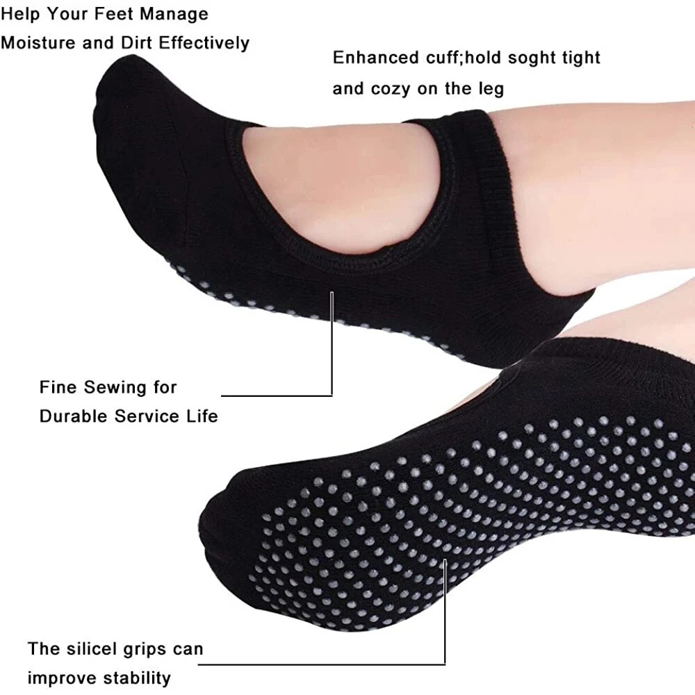 Высококачественные женские нос – обзор и цена Pilates Yoga Grip Socks