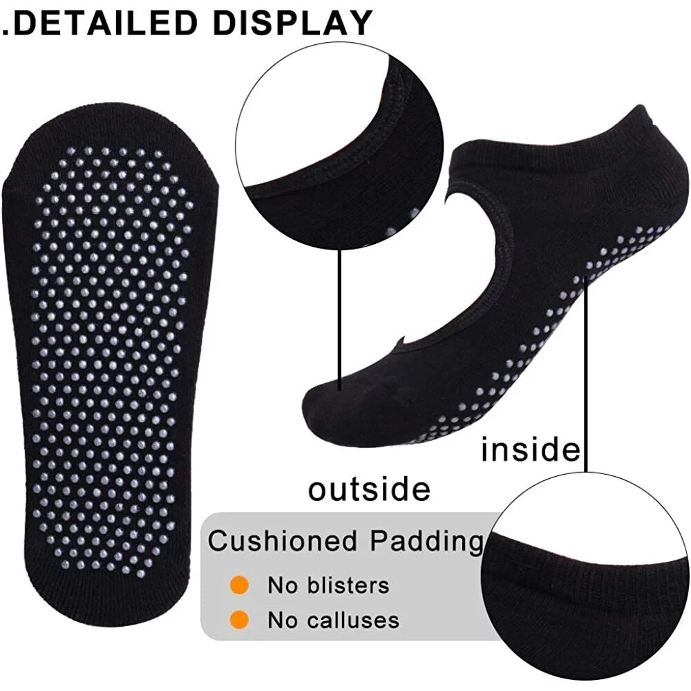 Высококачественные женские нос – обзор и цена Pilates Yoga Grip Socks