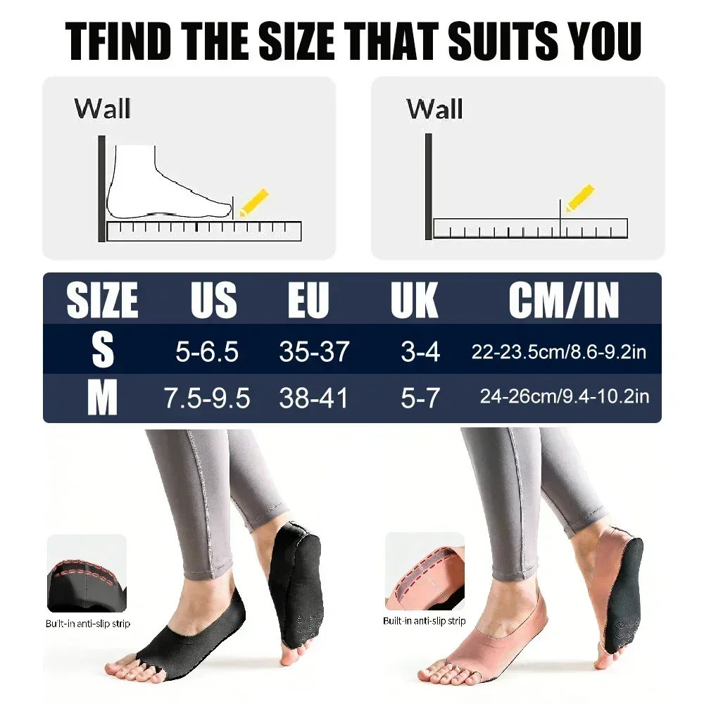 1 пара носков для йоги и пилат – обзор и цена Pilates Yoga Grip Socks