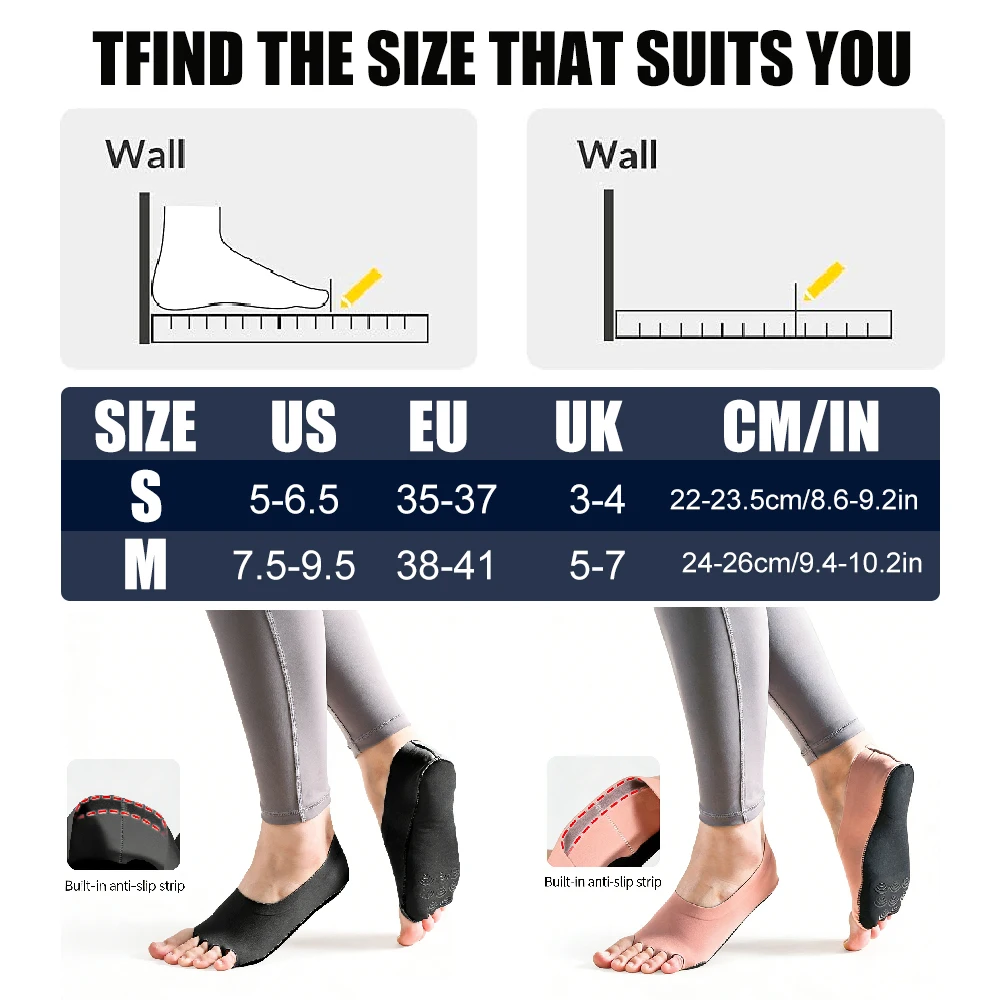 1 пара женских носков для йоги – обзор и цена Pilates Yoga Grip Socks