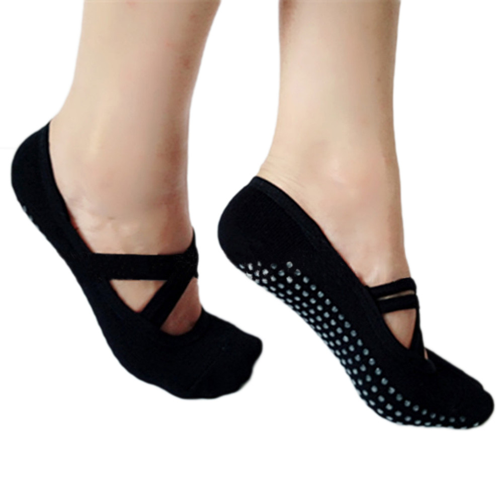 Женские носки для йоги, черные – обзор и цена Pilates Yoga Grip Socks