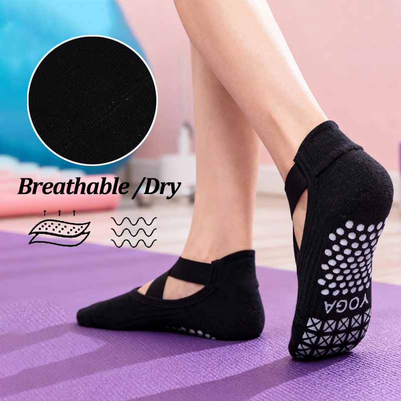 Женские нескользящие носки для – обзор и цена Pilates Yoga Grip Socks