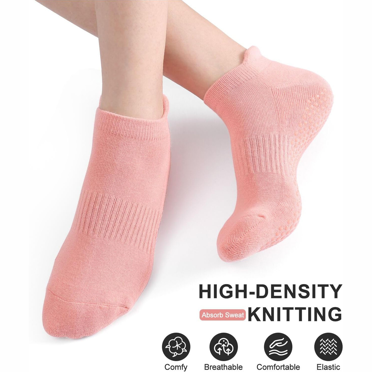 6 пар носков для йоги для женщ – обзор и цена Pilates Yoga Grip Socks